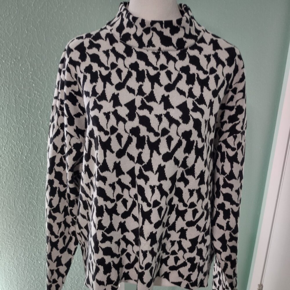 Philosophy Mock Neck Sweater. Size L